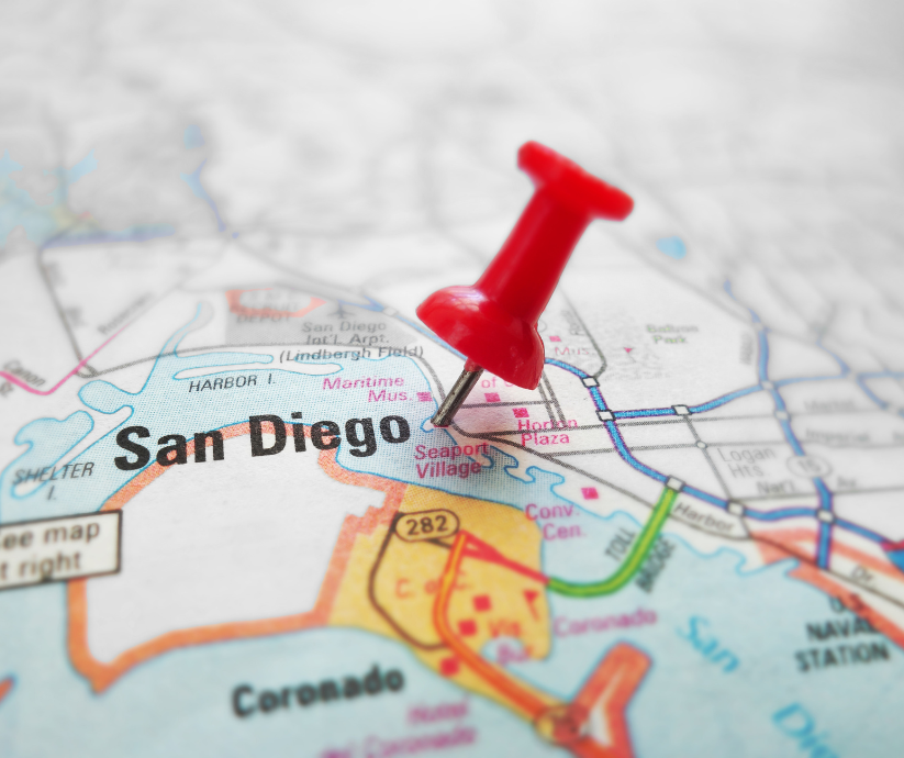 san diego map